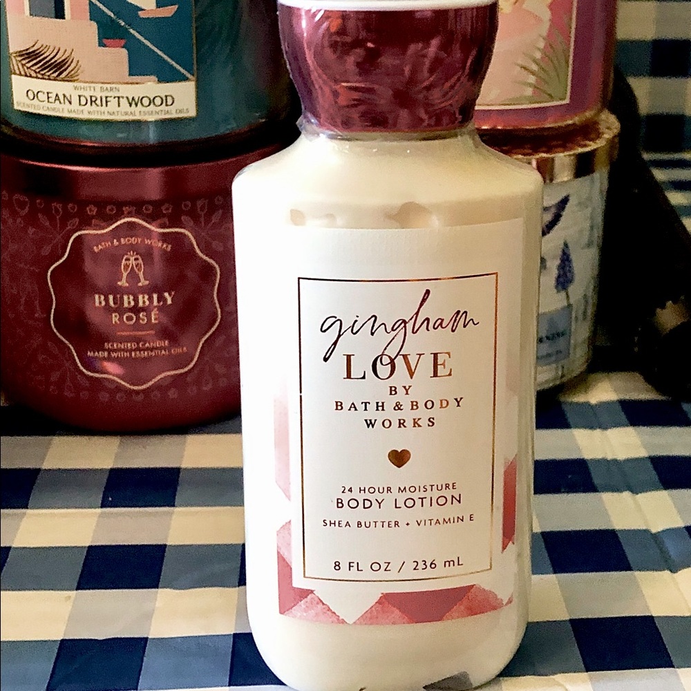 Bath & Body Works GINGHAM LOVE Super Smooth Body Lotion BBW NEW
